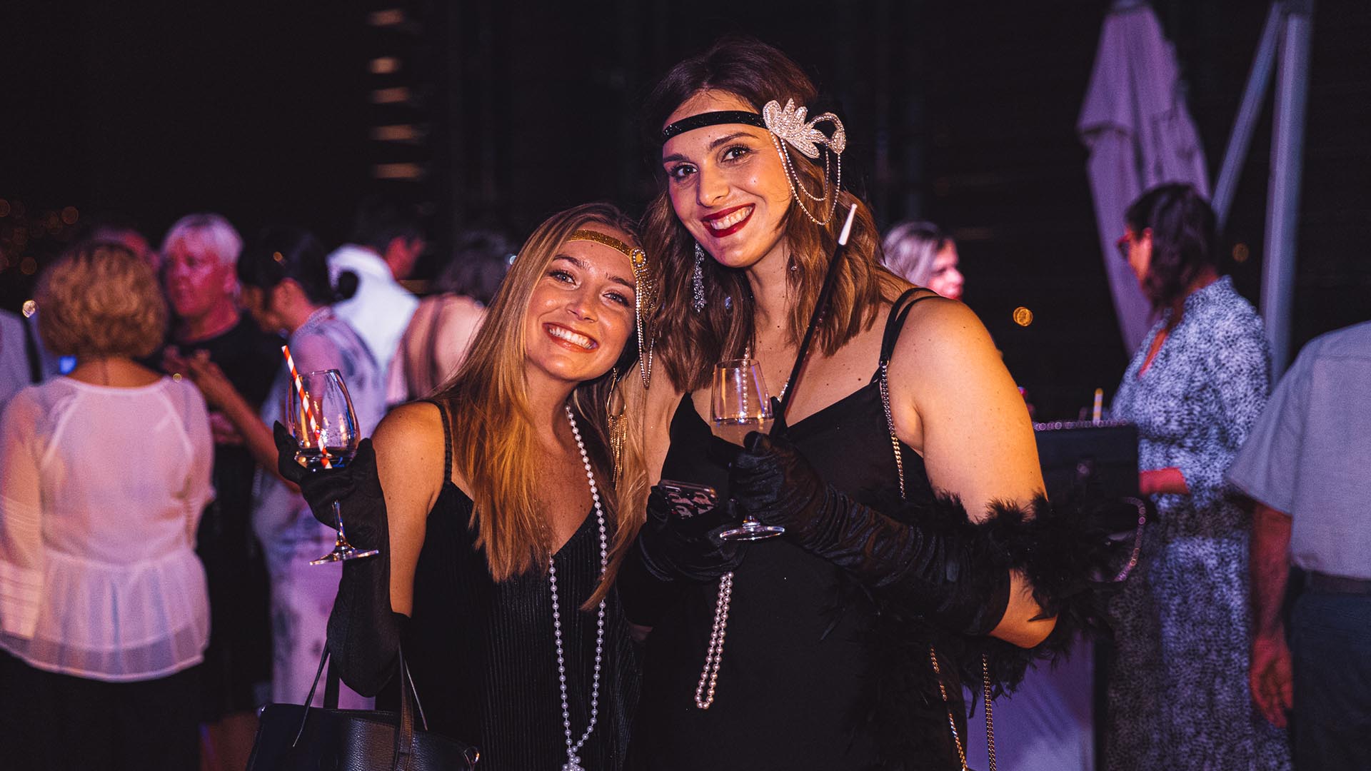 Dentelli Great Gatsby Party Flapper Djevojke