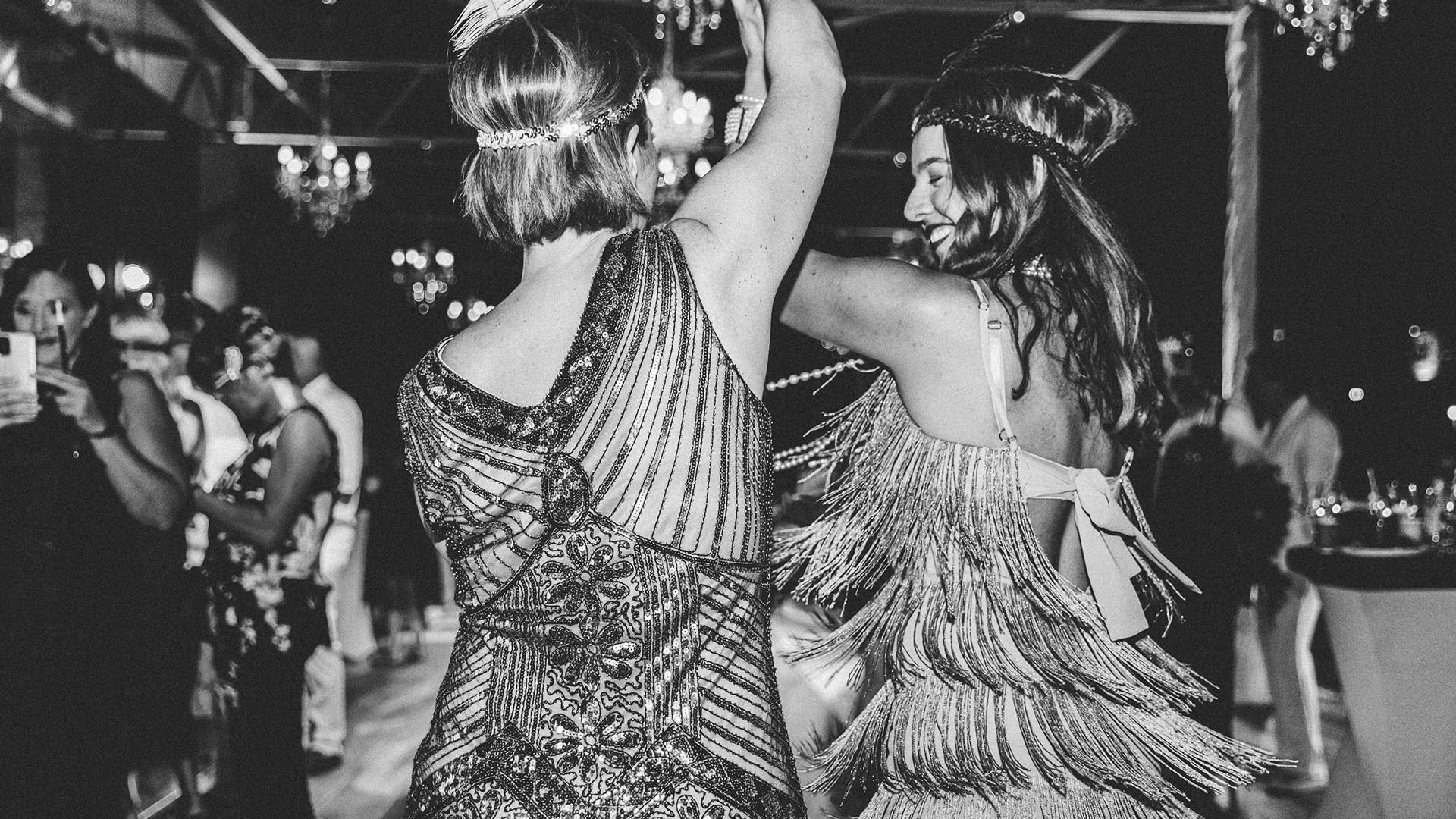 Dentelli Great Gatsby Party Flapper Moda